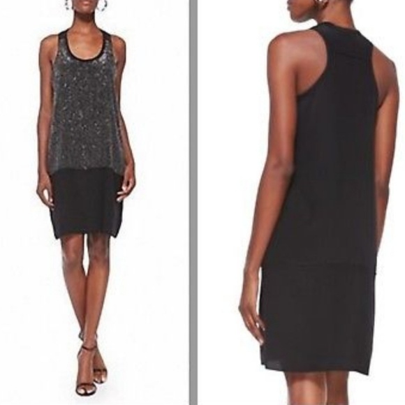 Eileen Fisher Sequin Rivulet Silk Tank 